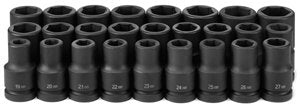 Grey Pneumatic 26 Piece 1 Inch Dr. Deep Metric Set