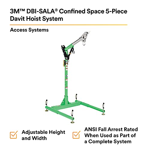 3M DBI-SALA Advanced 5-Piece Davit Hoist System 8518000, 1 EA