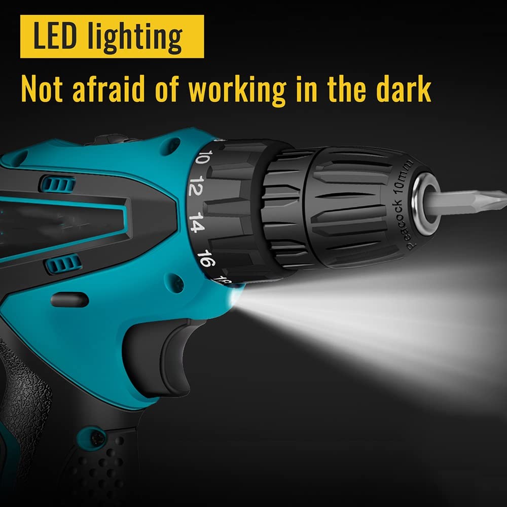 Cordless Electric Screwdriver & Drill Set