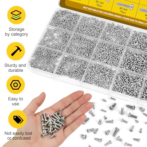 Fgruh Screws and Bolts Assorted Set
