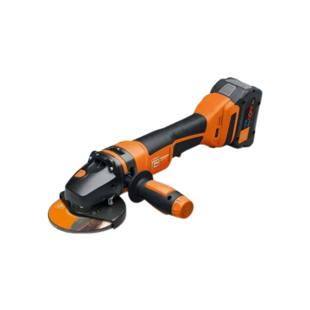 Fein 5" Protago Cordless Angle Grinder, CCG 18-125-10 PD-SEC 8Ah Core AS