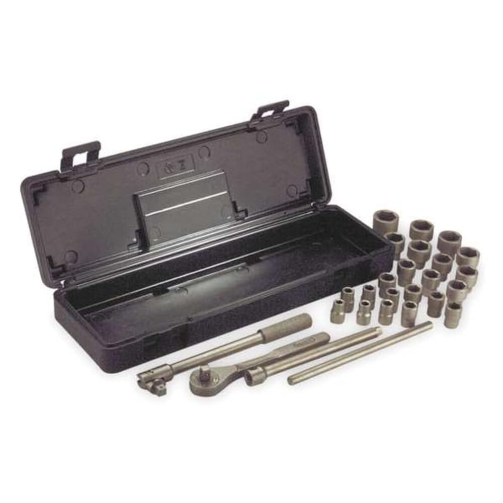1/2" Drive 26-Piece Metric Socket Set 10–32mm