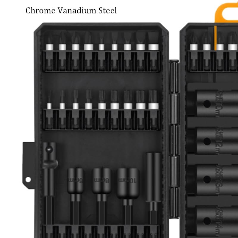54pc Screwdriver Bit Drill Set Home Repair Tools