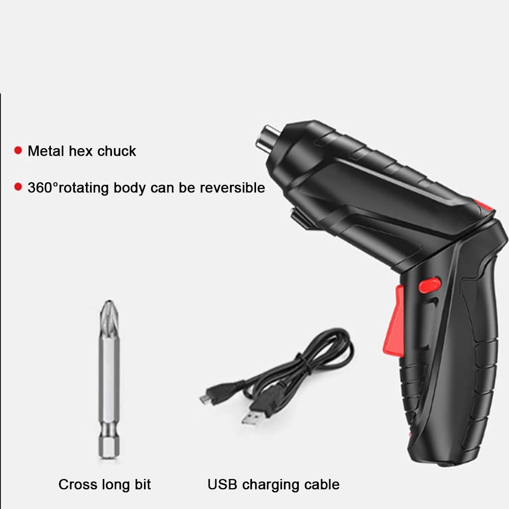 3.6V USB Rechargeable Cordless Screwdriver with LED Light