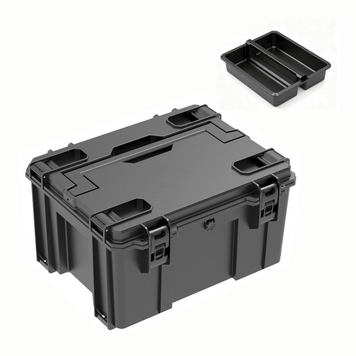 QLEAIARN Duty Modular Rolling Toolbox System, Plastic Toolbox with Handle