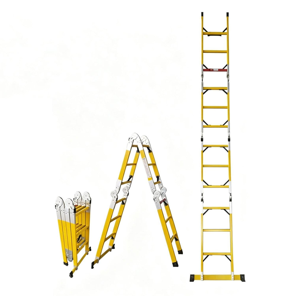 220kv Fully Insulated Multifunctional A-Frame Ladder with Straps