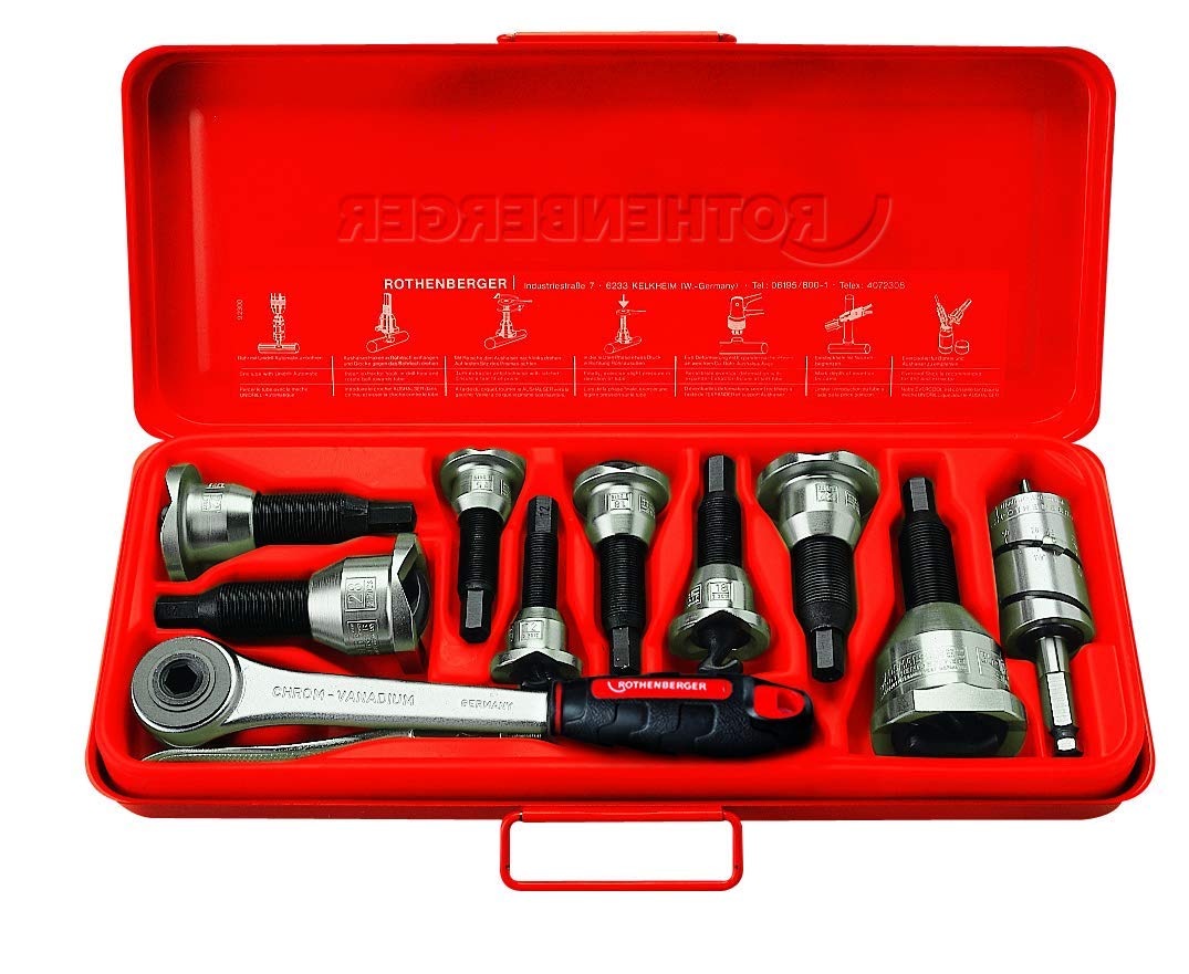 Rothenberger 22135 Tee Extractor Set, 1/2"-3/4"-1"