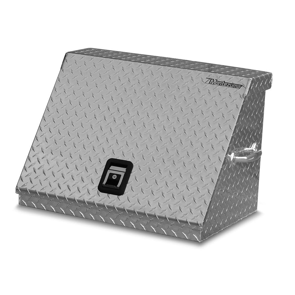 Montezuma 26" x 18" Heavy Duty Steel Triangle Toolbox (aluminum, brite)