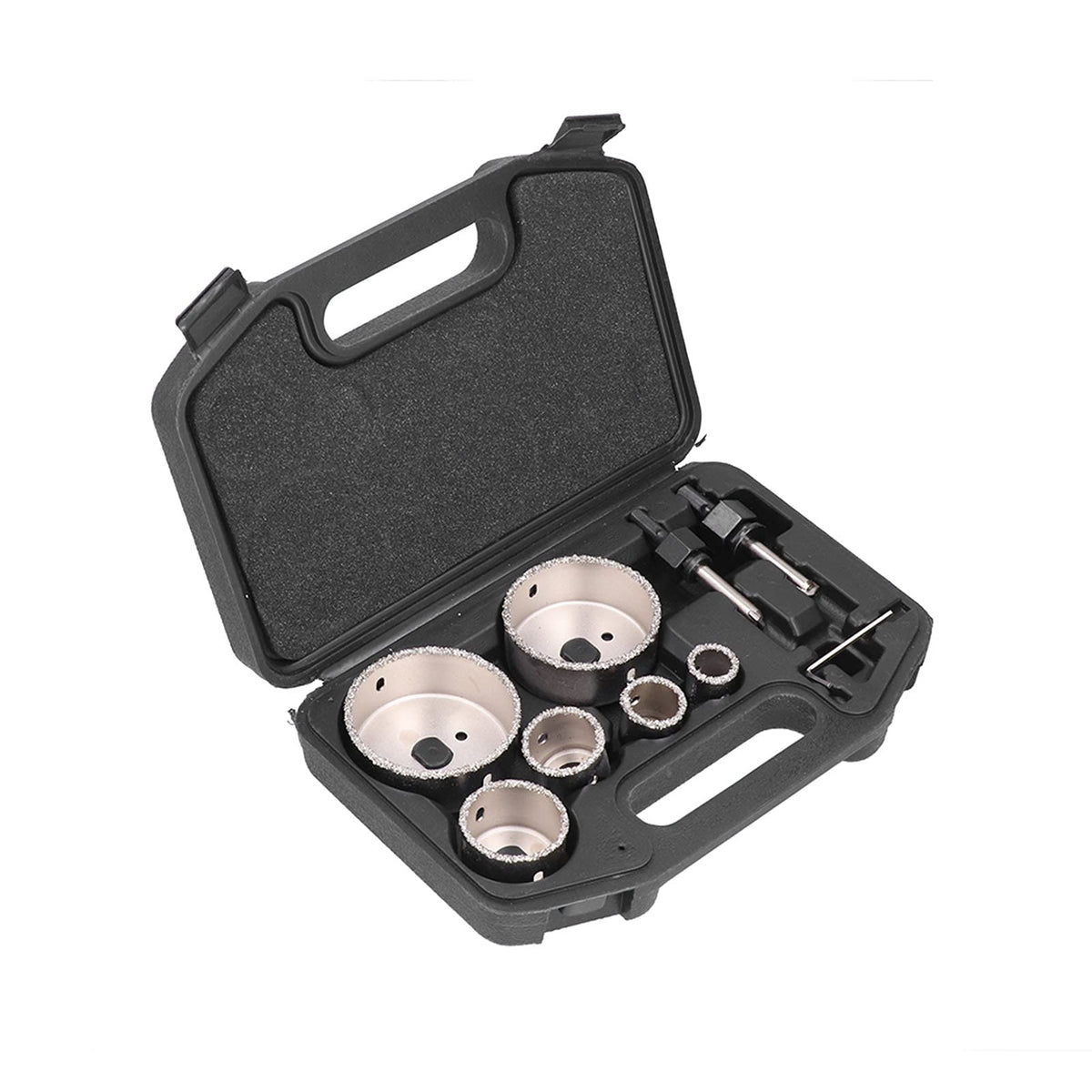 9-Piece Tile & Glass Hole Saw Drill Bit Set
