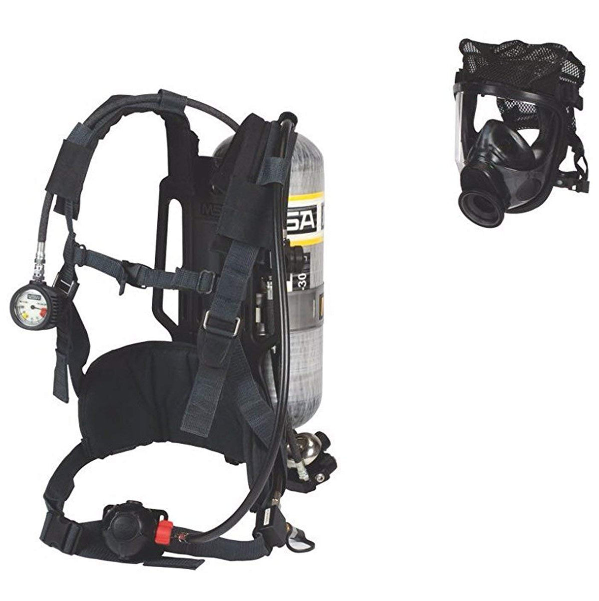 MSA 10095803 AIRHAWK II UE W/HAIRNET Carbon NO CASE 1/EA