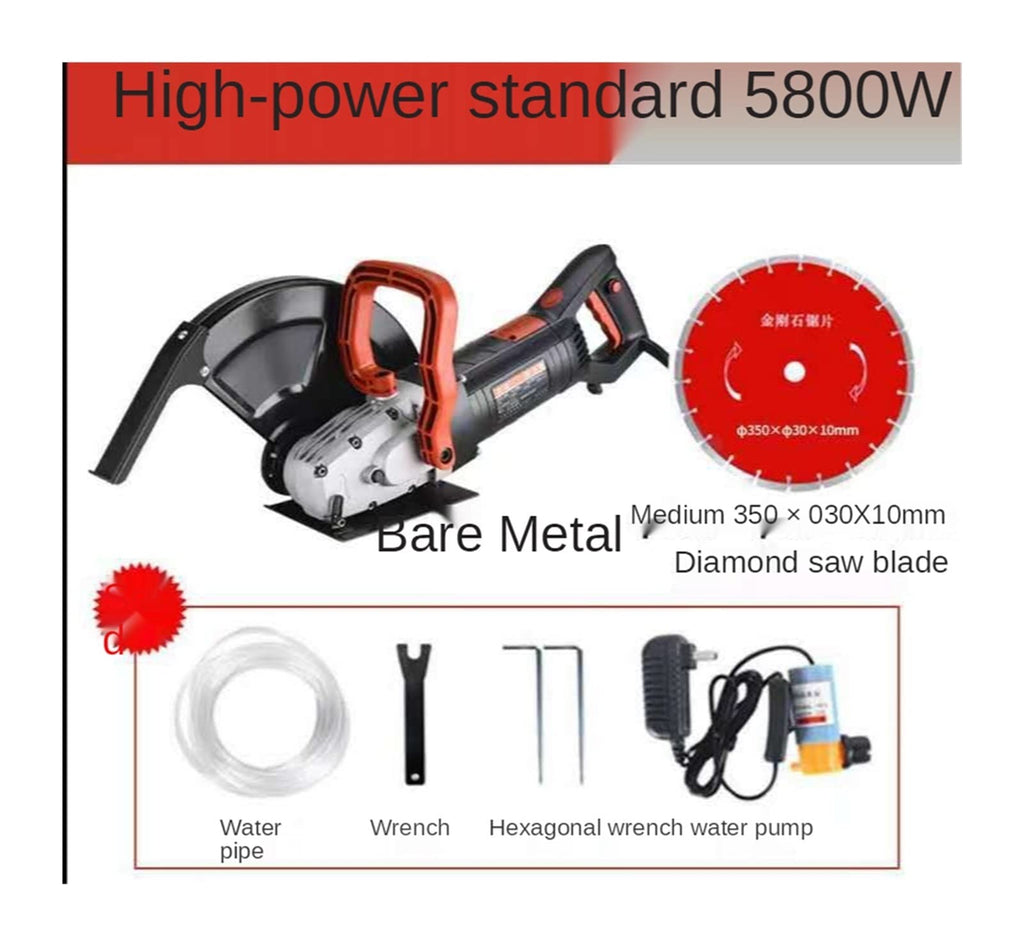14" Dust-Free Wall Grooving Machine for Concrete & Stone