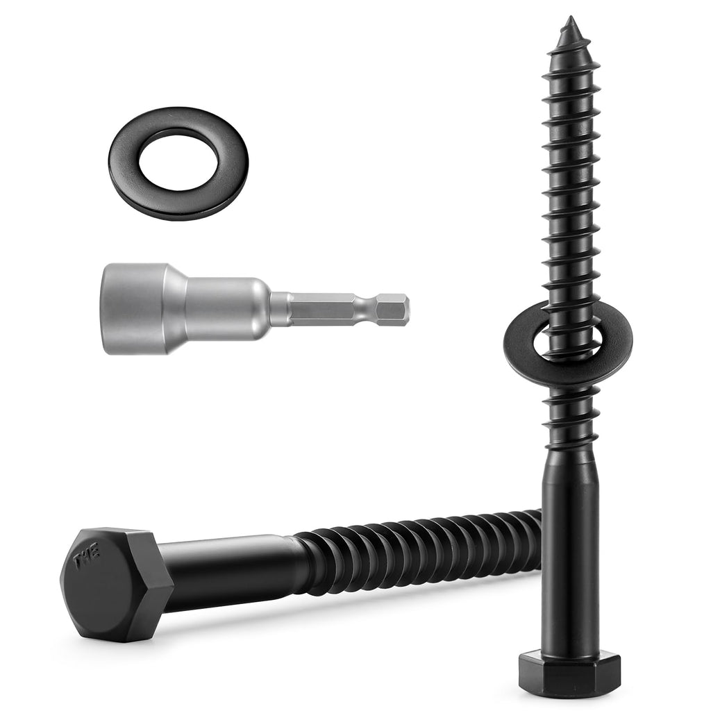 304 Stainless Steel Hex Head Lag Screws with Washers