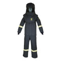 TCG40 Series Arc Flash Hood, Coat with Escape Strap, & Bib Suit Set with HVSL