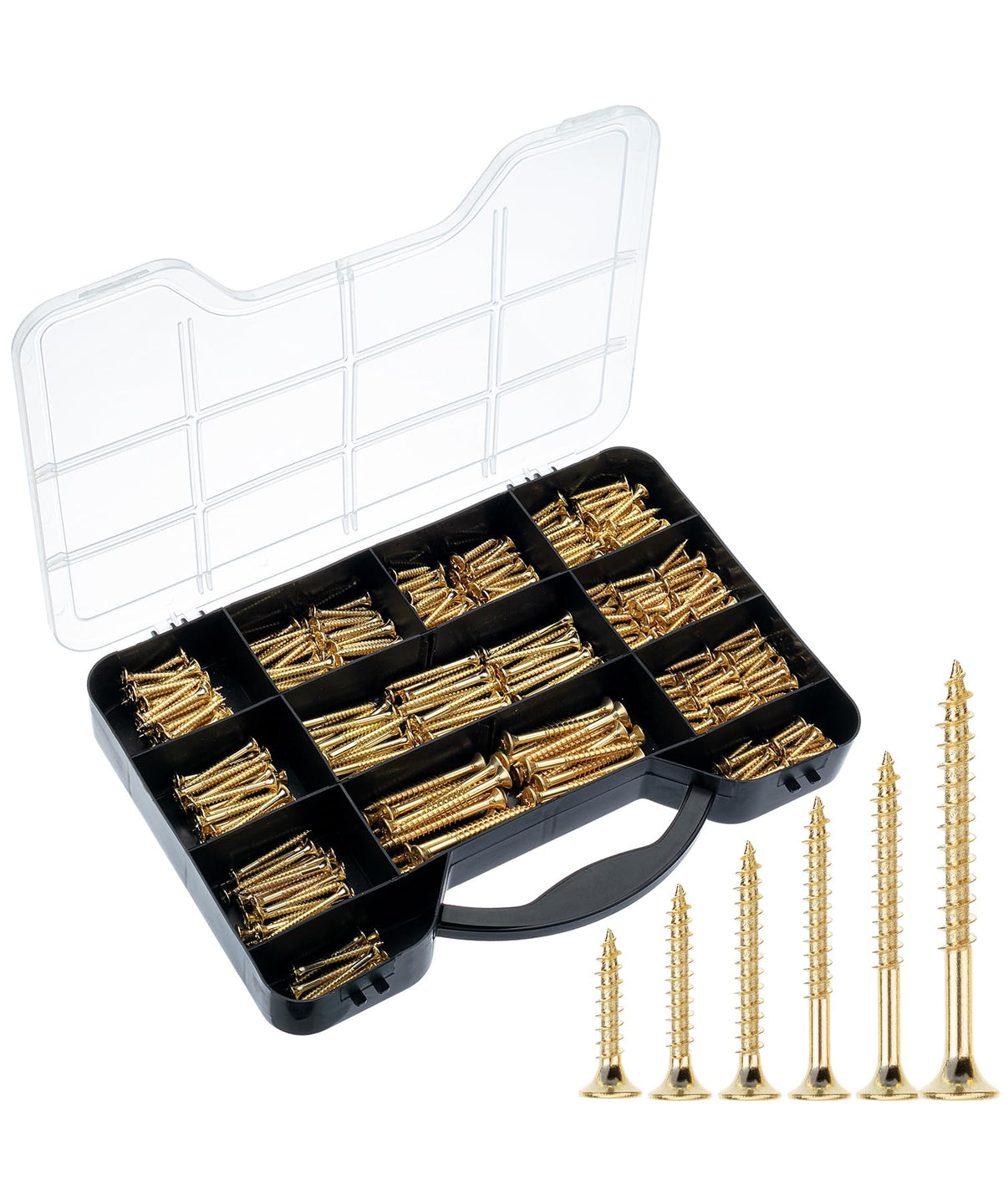 Mr. Pen- Wood Screws Assortment Kit, 152 pcs, Phillips Tips, Wood Screws