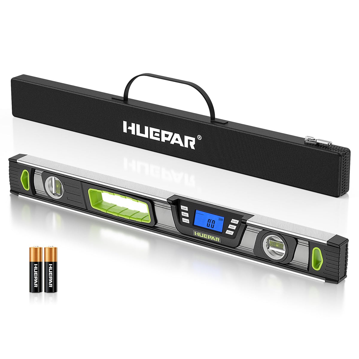 Huepar Magnetic Torpedo Level, 24-Inch, Aluminum Alloy Spirit Level