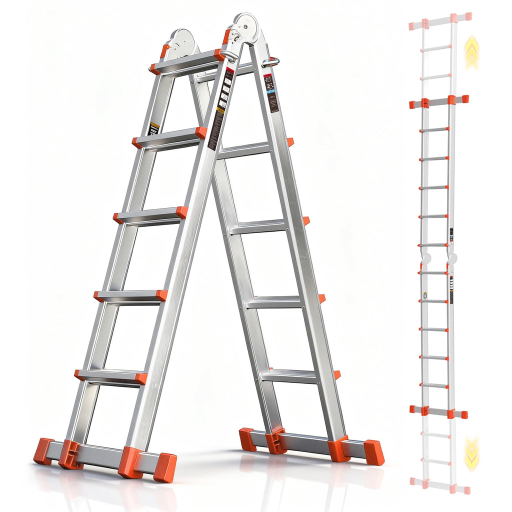 22.5 Ft Multi‑Position A‑Frame Telescoping Ladder