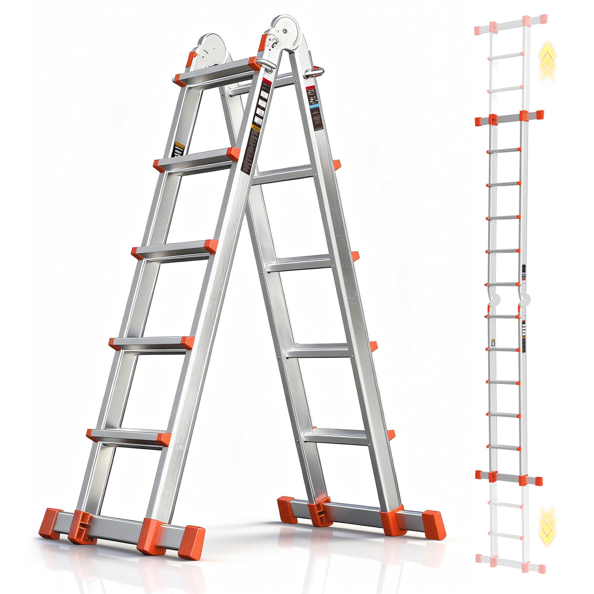 22.5 Ft Multi‑Position A‑Frame Telescoping Ladder
