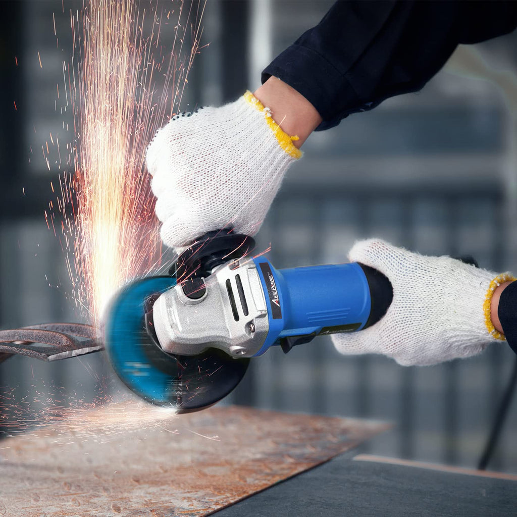 7.5A 4-1/2" Electric Angle Grinder Set