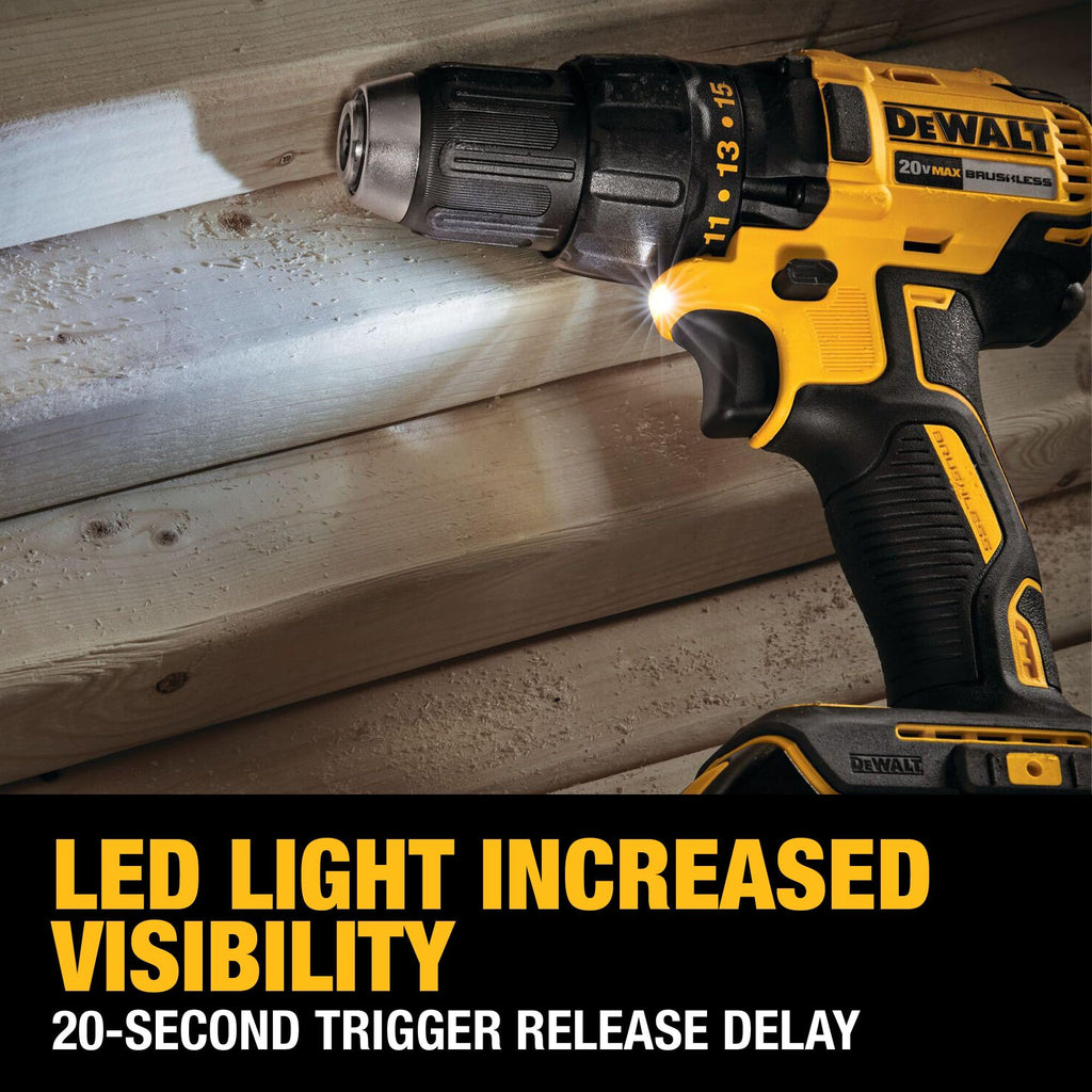 20V Brushless Cordless Drill Driver Set