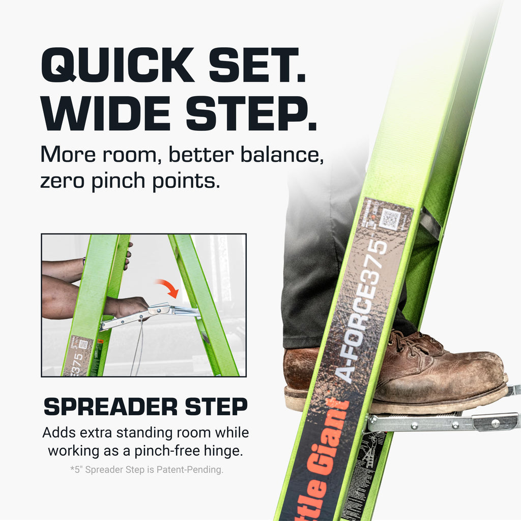 Little Giant A-Force375 12 ft Ladder with Ground Cue, 15832-001