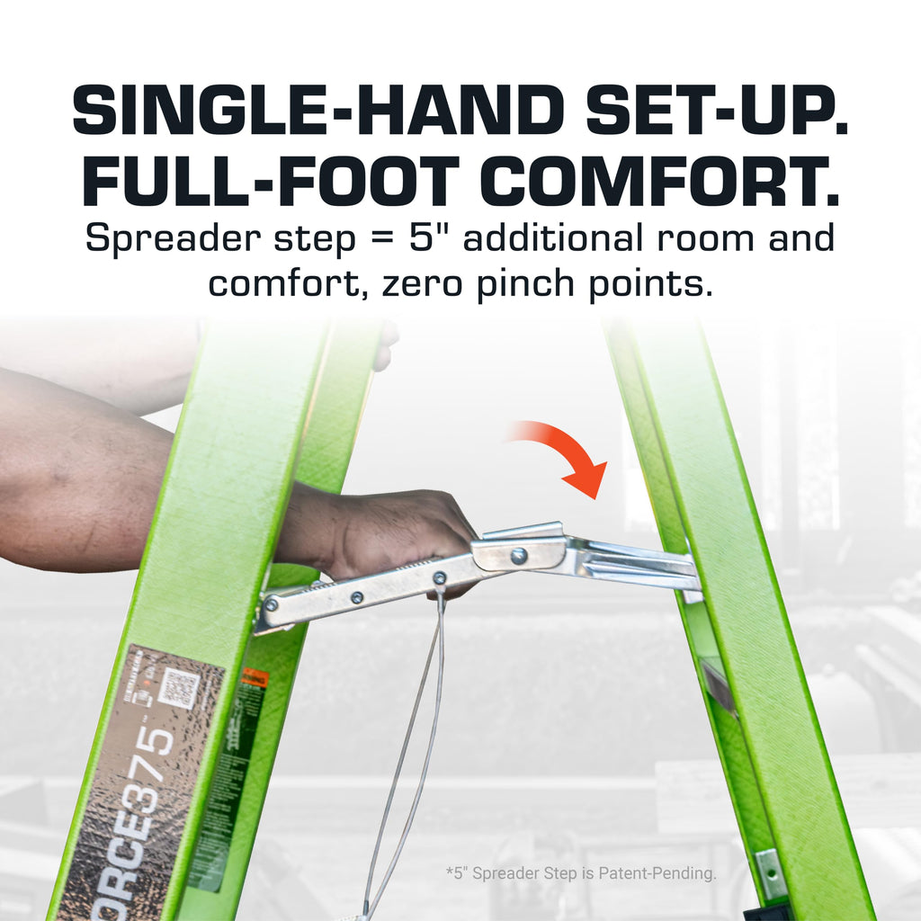Little Giant A-Force375 12 ft Ladder with Ground Cue, 15832-001