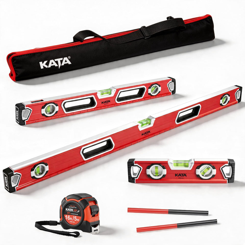 Magnetic Spirit Level Set with Carrying Bag