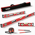 Magnetic Spirit Level Set with Carrying Bag