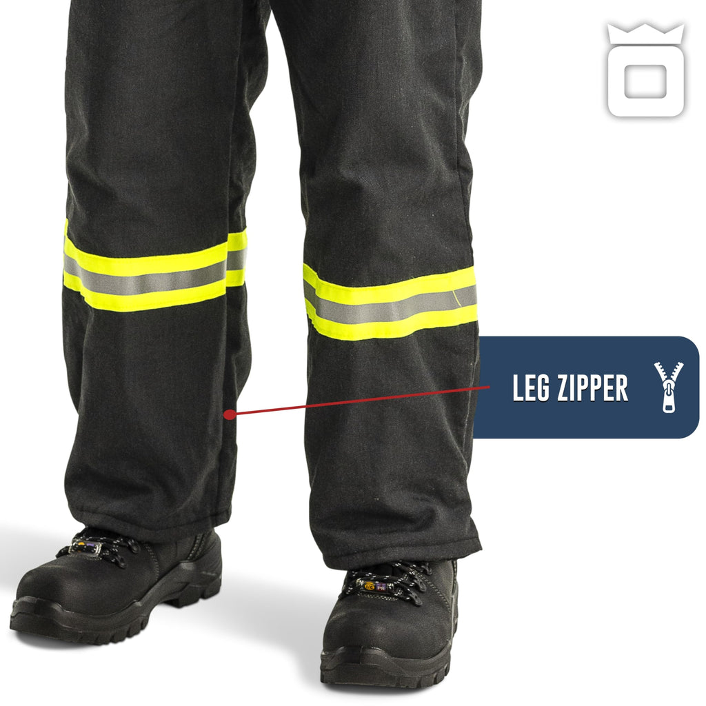 TCG40 Series Arc Flash Hood, Coat with Escape Strap, & Bib Suit Set with HVSL