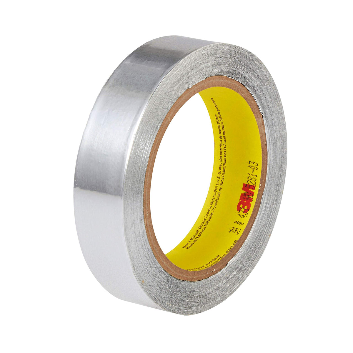 3M Aluminum Foil Tape 431, 25 mm x 55 m 3.1 mil