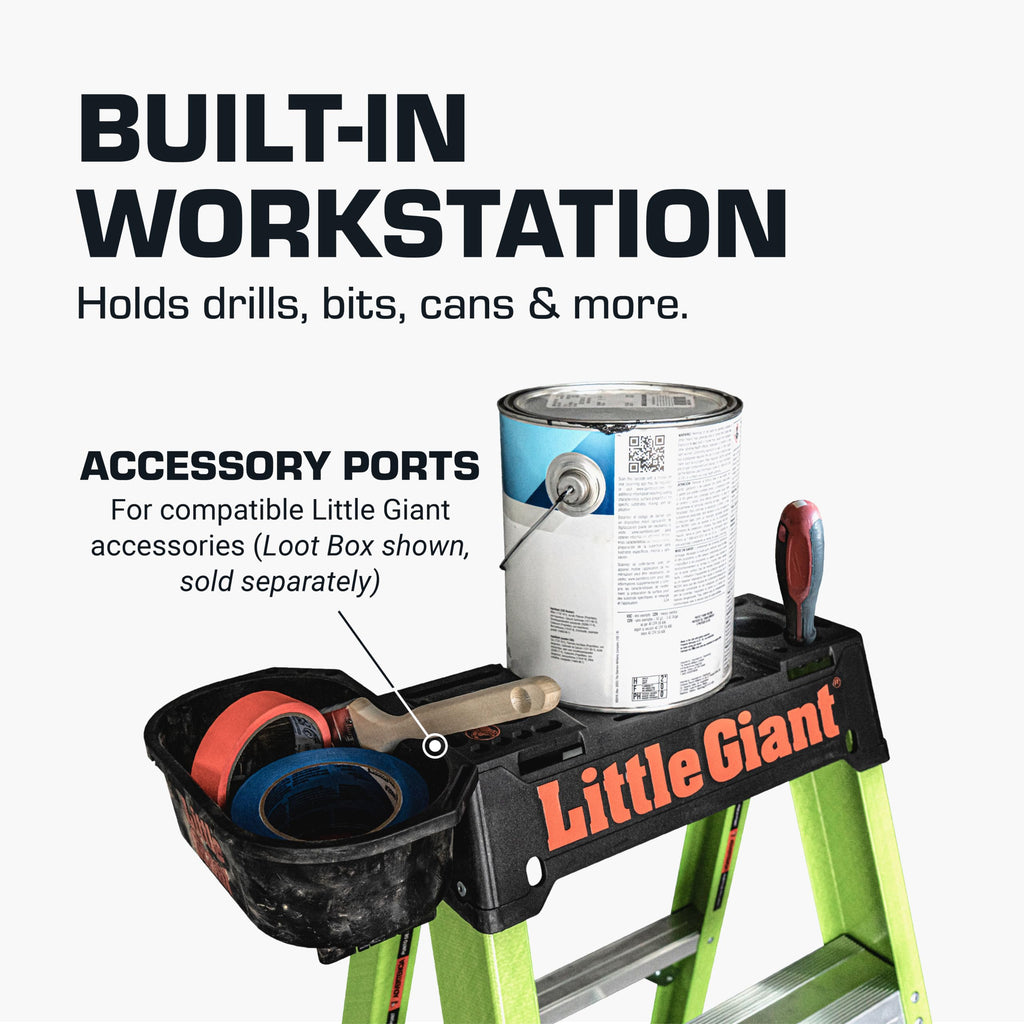 Little Giant A-Force375 12 ft Ladder with Ground Cue, 15832-001